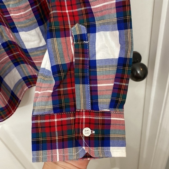 🆕 Charter Club Holiday Woven Plaid Button Down XL - Picture 7 of 10